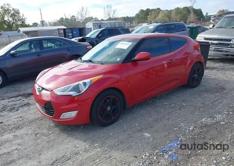 2013 Hyundai Veloster Base W/Gray из США, поврежденный, VIN KMHTC6AD6DU086269
